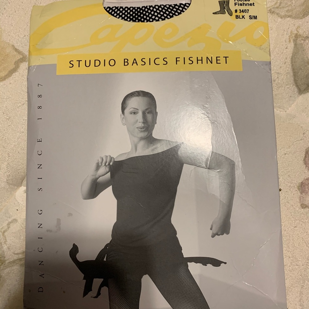 capezio fish net tights